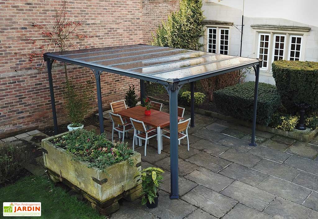 Tonnelle Autoportee Aluminium Et Polycarbonate Milano 4300 13 7 M