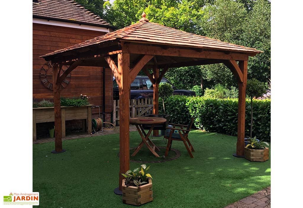 Tonnelle En Bois D Epicea Traite Et Cedre Rouge Luxury Cotswold 10