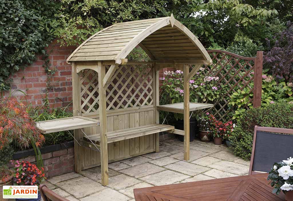 Abri Pour Barbecue Et Banc Barmouth Party 181x129x240cm Rowlinson