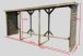abri buches 10 steres abri range b 251 ches mural en bois 10 st 232 res 464x110x208cm habrita abri buches 10 steres abri range b 251 ches mural en bois 10 st 232 res 464x110x208cm habrita