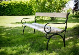 Banc de jardin Teck Oxford 180 - Wave Banc de jardin Teck Oxford 180 - Wave