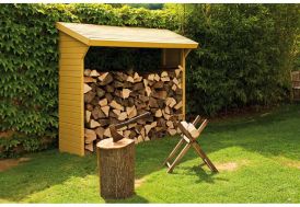 Abri Range-Bûches en Bois Lotus - 1,5 m³