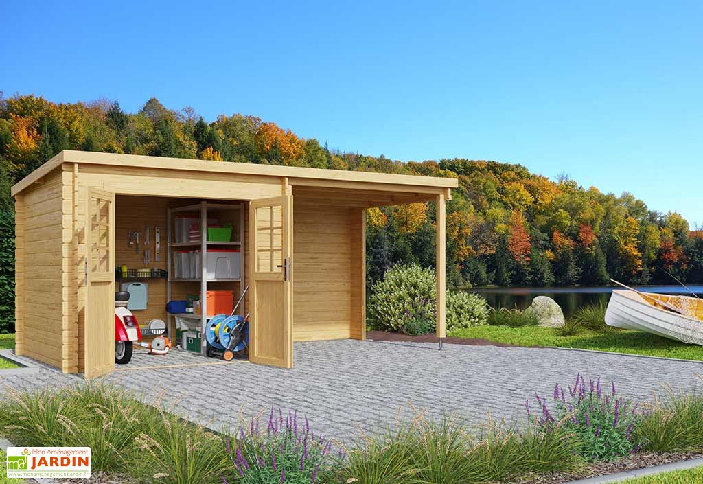 Abri de jardin en bois - Mon Aménagement Jardin