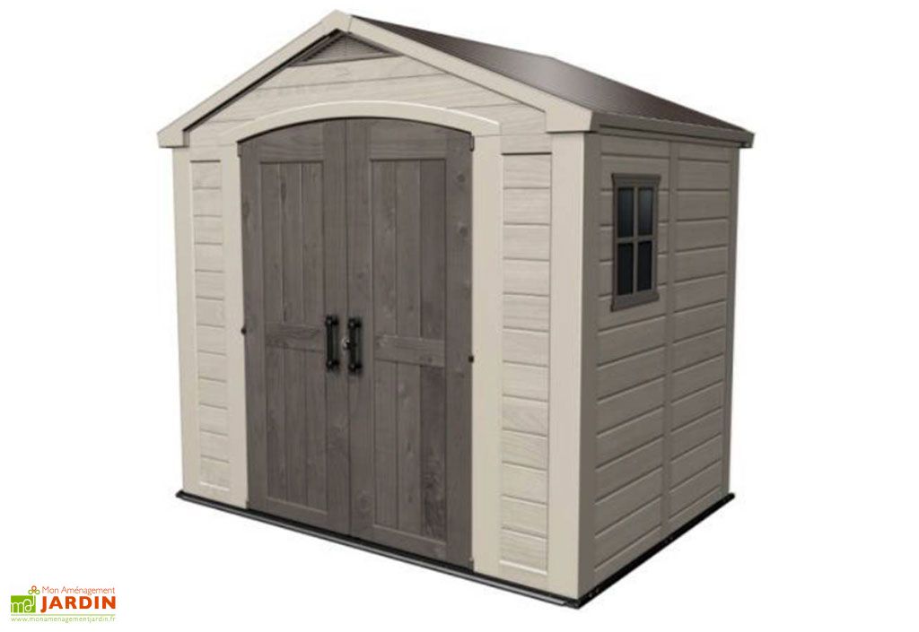 Abri de jardin armoire de jardin remise pour outils sur pied dim. 128L