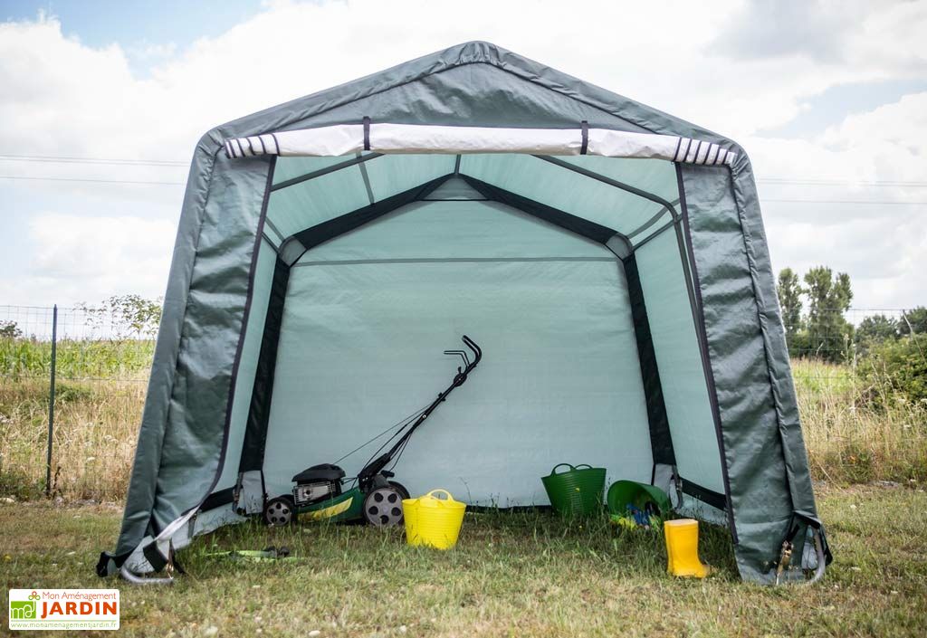 Abri Bâche Imperméable Night Cat 12x10 Ft, Avec Lignes Et Piquets Extra Longs