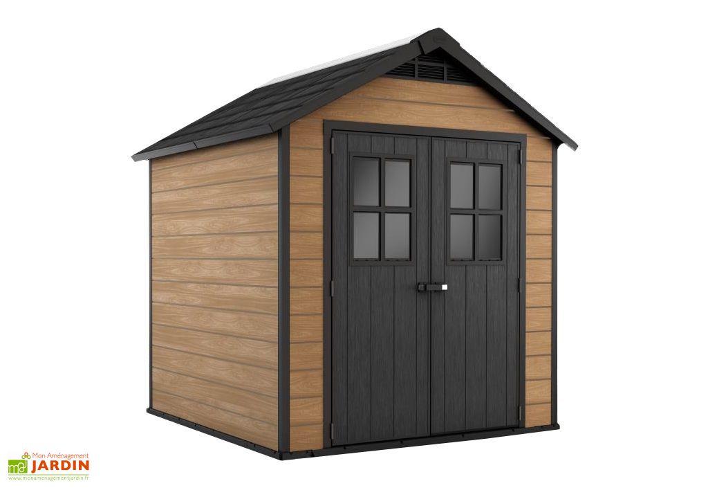 Abri de jardin en PVC et résine - Mon Aménagement Jardin