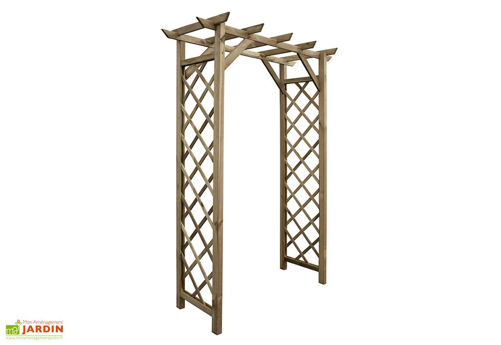 Arche de jardin en bois