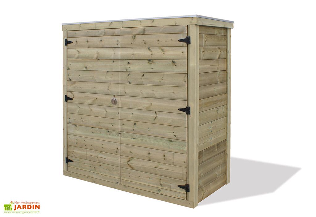 Armoire de Jardin Haute en Bois Pax (89x182x189cm) Gardival.