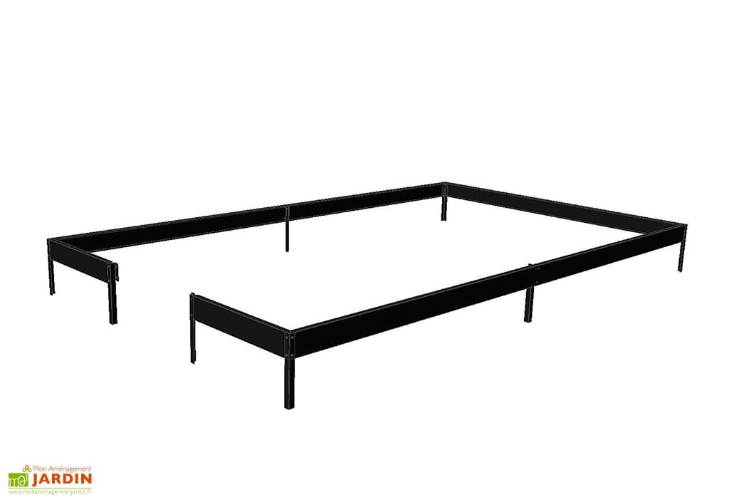 Base pour serre de jardin Juliana Gartner anthracite 21 m² Juliana