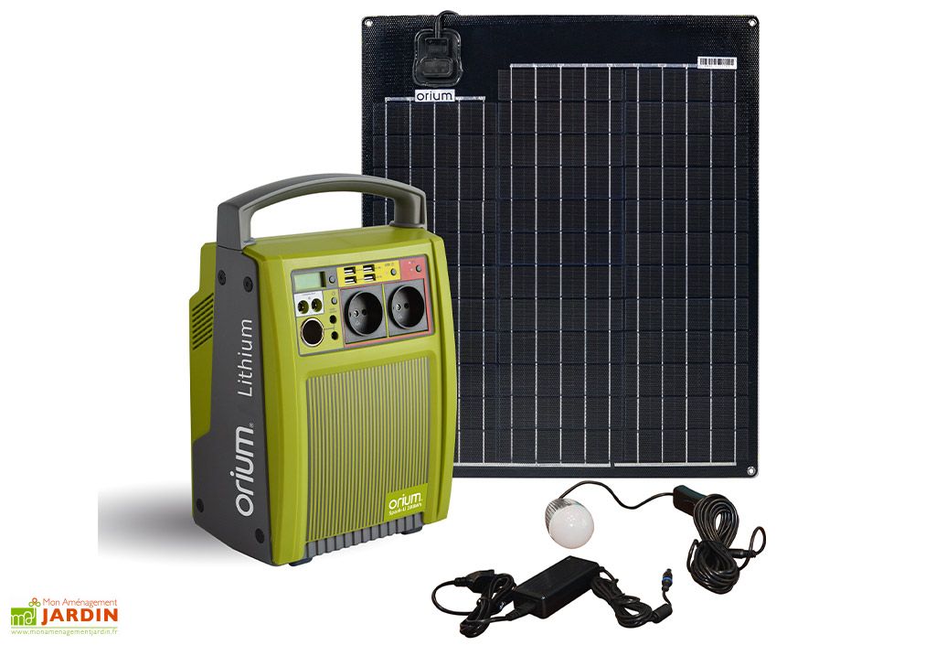 Batterie nomade solaire Izywatt 288 + panneau monocristallin 50 W Orium