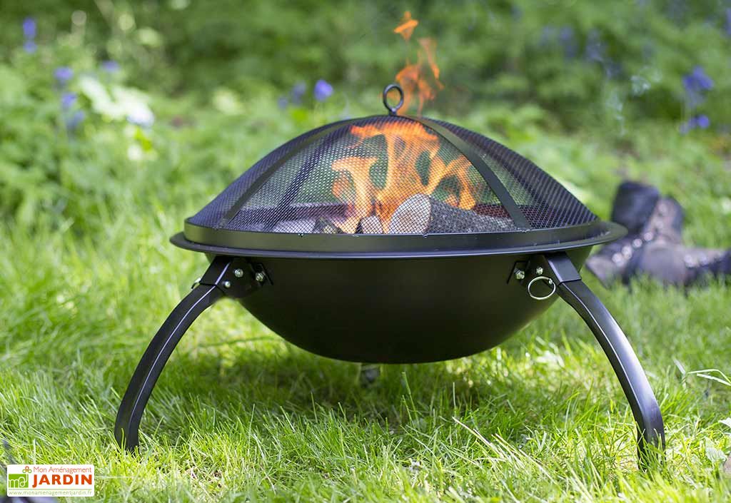 Barbecue à charbon de bois transportable Camping - La Poste