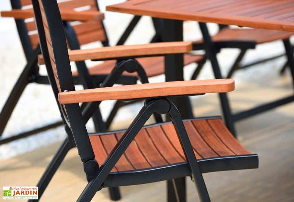 Chaise De Jardin Pliante Bois D'eucalyptus (lot De 2) Almeria Sweeek | La Redoute