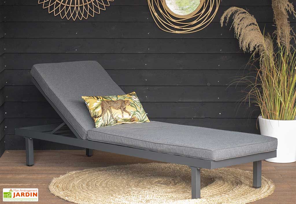 Bain de Soleil en bois, aluminium, resine - Mon Aménagement Jardin