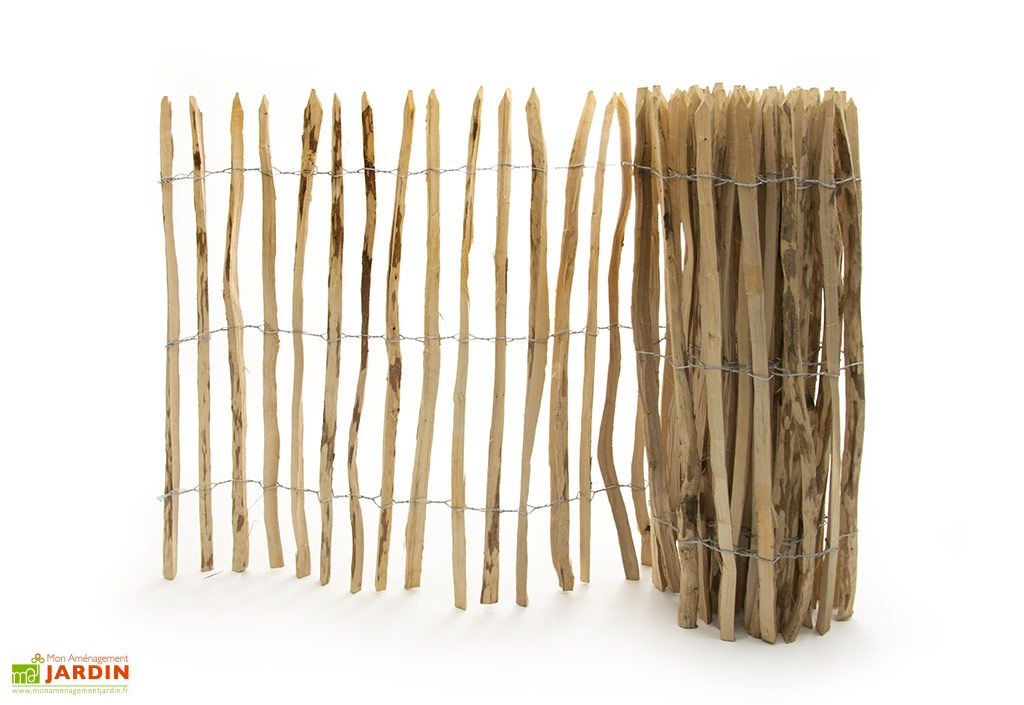 Cl ture De Jardin Ganivelle En Bois De Noisetier 500 X 120 Cm Solid Cl ture de jardin ganivelle en bois de noisetier 500 x 120 cm solid