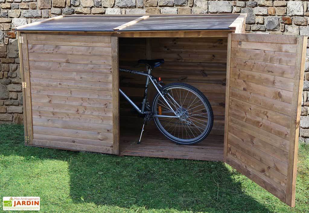 Coffre de Rangement en Bois Autoclave Trocadero 2000 L Chalêt-Jardin