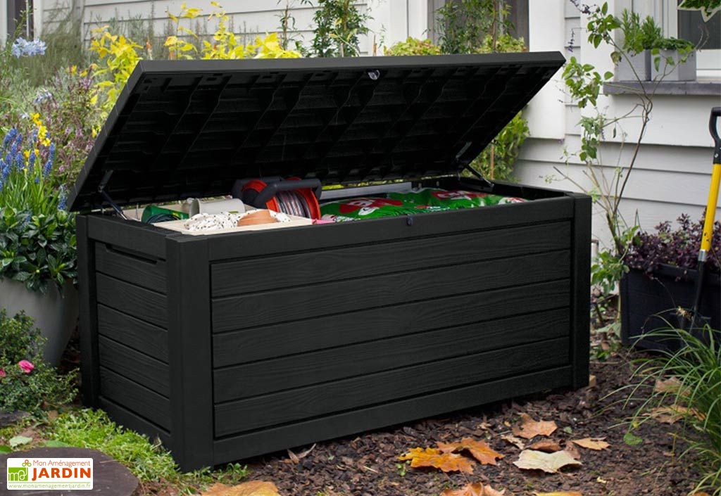 Coffre de rangement Non renseigné Coffre de jardin 90L WOODY'S