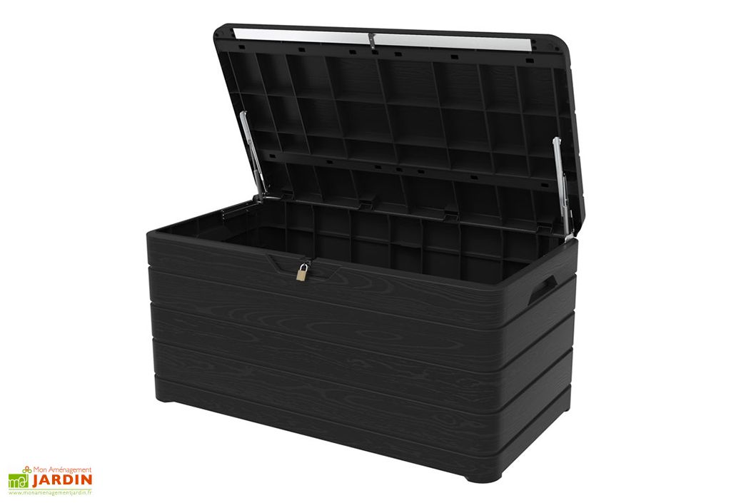 Coffre de jardin en résine 500 L Dolomiti – 130 x 65 x 64 cm - Toomax