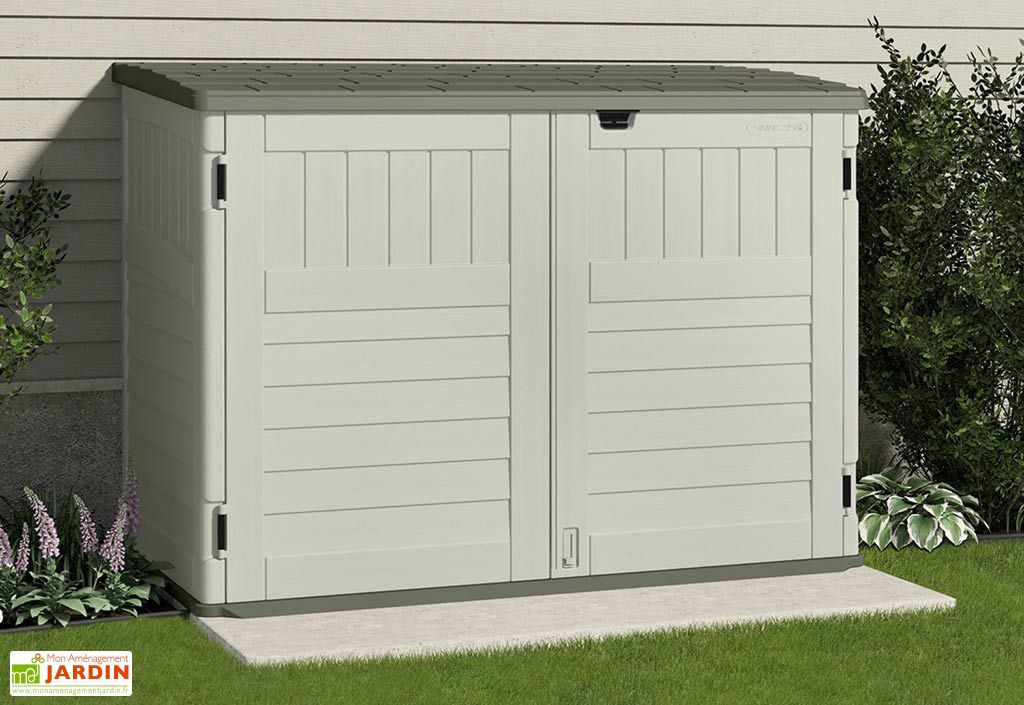 Coffre de Rangement PVC Poubelles Multifonctions Suncast Suncast