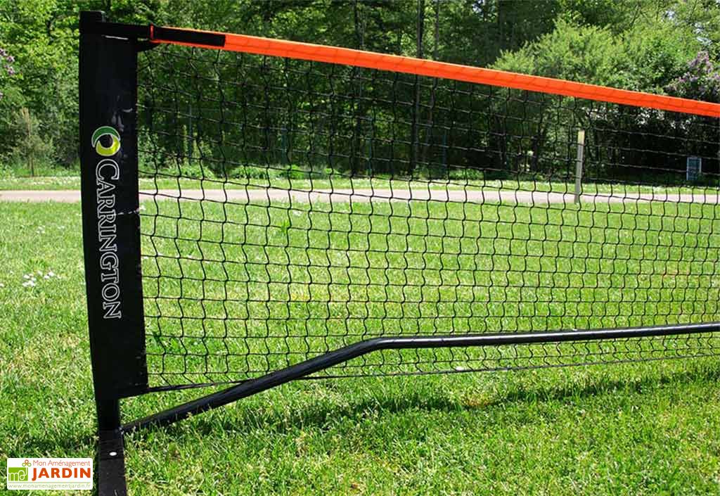 Kit Complet Mini Filet De Tennis Slazenger Avec Poteaux 3m Et Sac De Transport - Neuf Pour Juniors