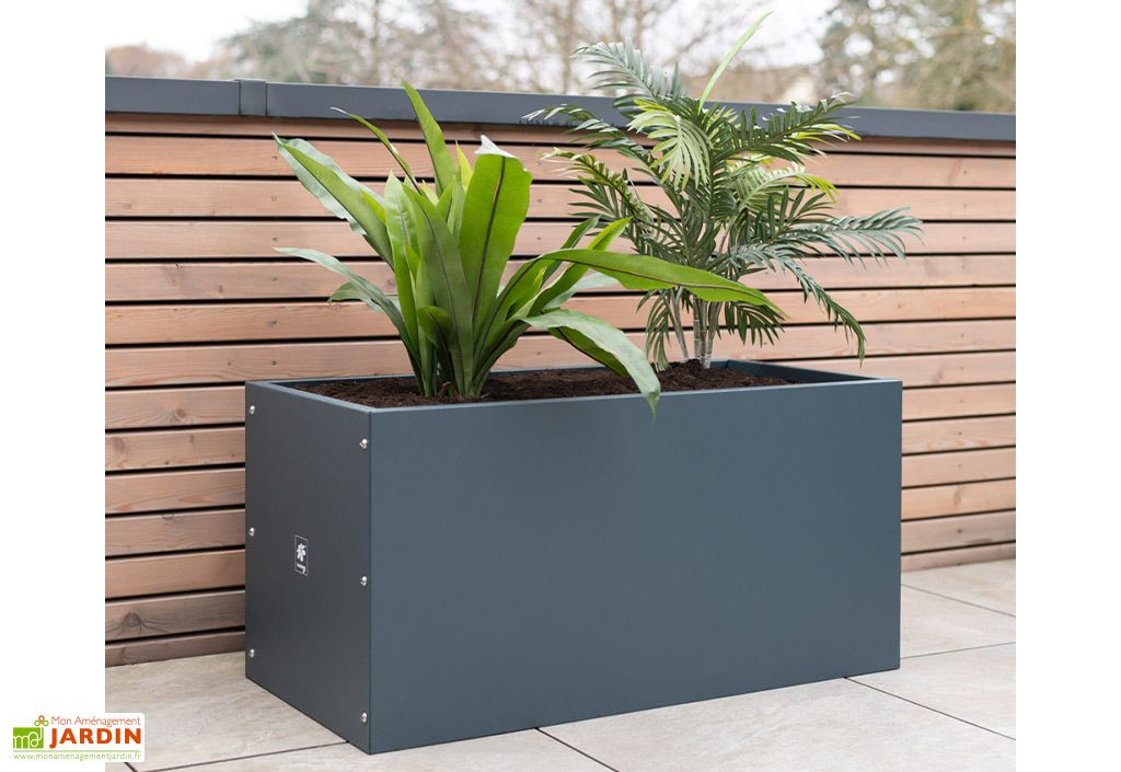 Jardinière Rectangulaire Grande Taille 200 Cm Grande jardinière - Mon Aménagement Jardin