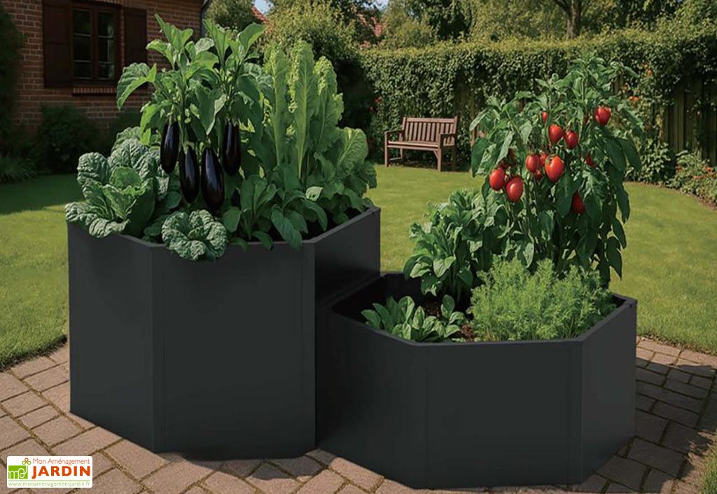 Potager Storage Ensemble de 2 potagers surélevés en acier galvanisé Varia - Westmann