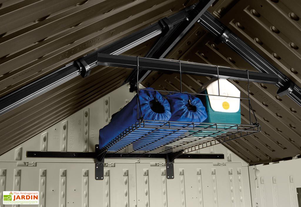 Etagère Sous Pente pour Abri de Jardin PVC Suncast Suncast