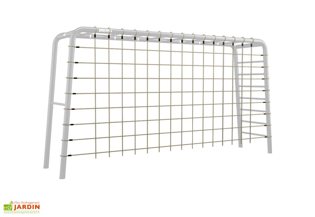 Filet D'escalade Swingset – Double Couche En Polyester – 1x3m – Charge 226 Kg – 4 Crochets – Sécurité