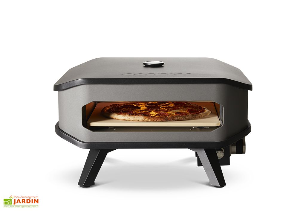 Housse De Four à Pizza Compatible Avec Four à Pizza Cozze 90349 17" - Étanche à La Poussière - Sac De Transport - Tissu Oxford 420D - Fourre-tout - Noir (62 X