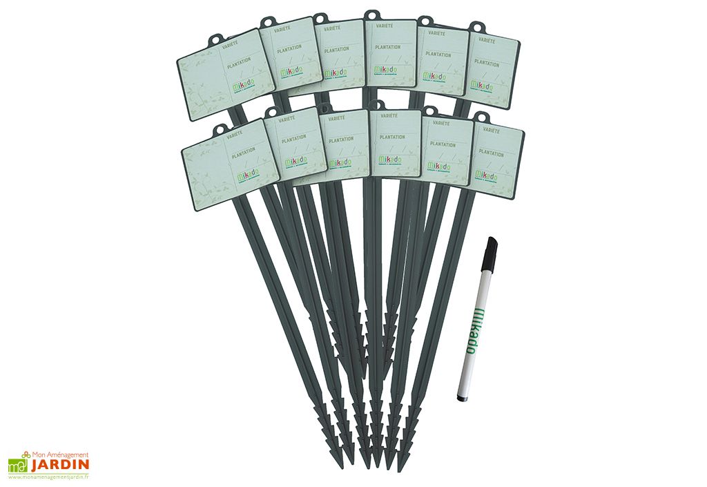 200 étiquettes De Jardin Réutilisables - 5x1 Cm - PVC Imperméable Pour Marquer Plantes, Herbes Et Semis