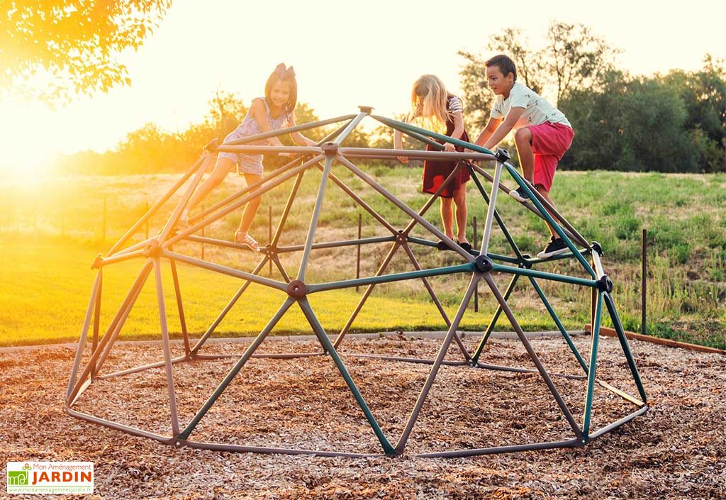 Dôme D'escalade Géométrique VEVOR Pour Enfants 3-10 Ans - 366 Cm De Diamètre, Cage à Poule