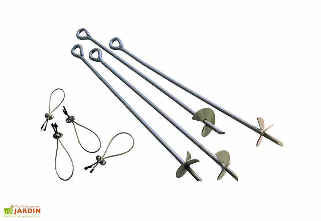 Kit D'ancrage Pliant Pour Bateau + Laisse Tressée Polyester 30 Mètres - Marque Osculati - Pour Petites Embarcations