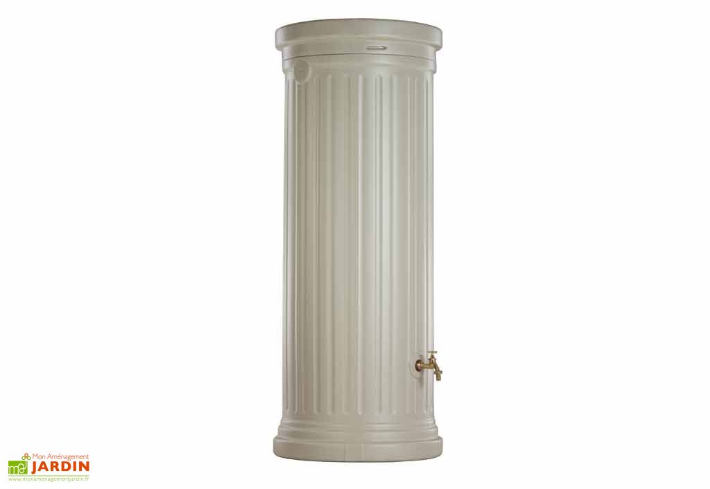 Kit Récupérateur Eau Pluie PVC Sable Pour Gouttière 75-100mm | Inclut Scie Cloche Et Robinet