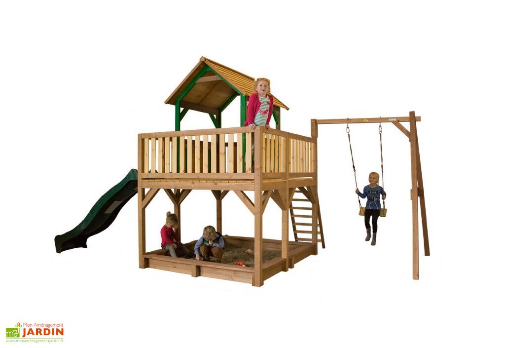 Cabane pour enfant en bois - Mon Aménagement Jardin