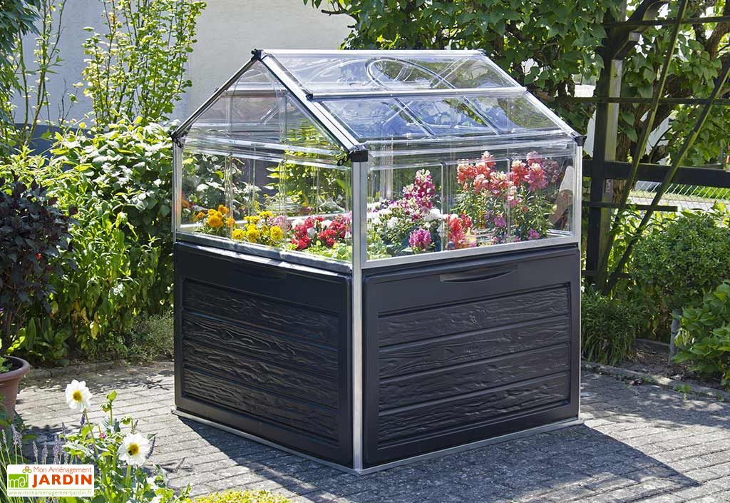 Mini Serre de Jardin en Aluminium et Polycarbonate Plant Inn (118 x 118 cm)  - Canopia