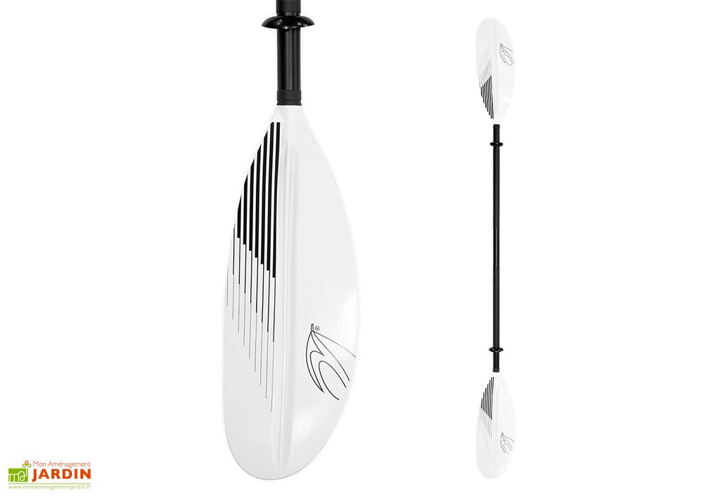 Pagaie Double Aluminium HEIMUNI – 222 Cm, Démontable, Légère 920 G, Pour Kayak Et Canoë