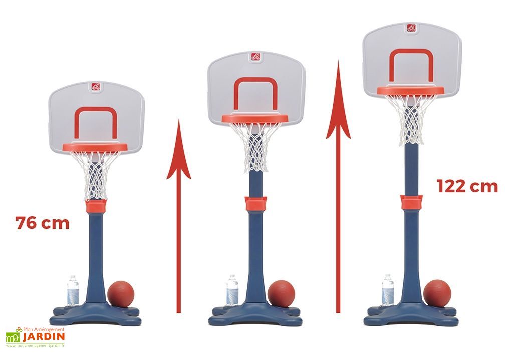 Panier de Basket Réglable pour Tout Petits 122 cm