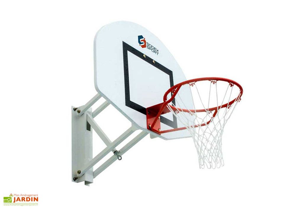 Panier De Basket Extérieur Réglable – Hauteur 147-260 Cm, Panneau Incassable, Base Stable Avec Roues