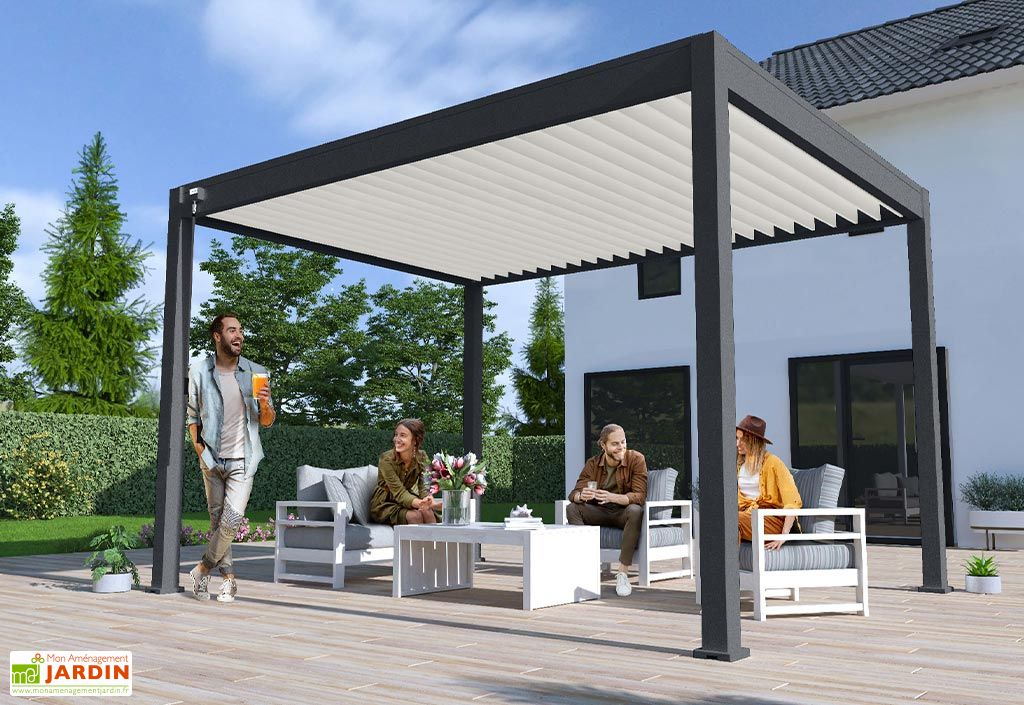 Pergola Bioclimatique Mon Amenagement Jardin – MHIDTZ