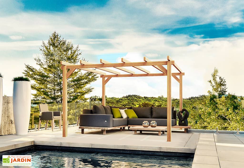 Pergola en bois large choix de modèles naturels et durables — free download