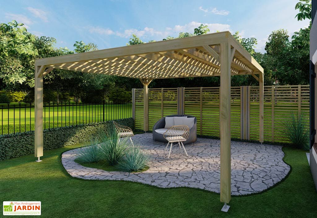 Pergola en bois large choix de modèles naturels et durables — free download