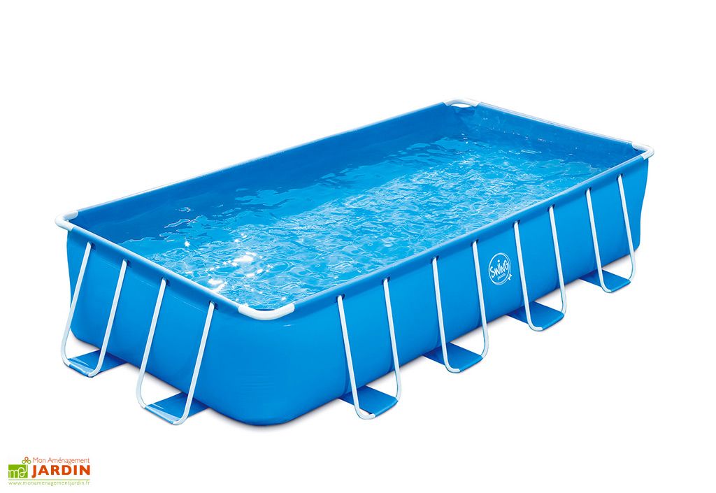Bestway Piscine hors sol tubulaire rectangulaire Bestway Steel Pro 259 x 170 x 61 cm bleu