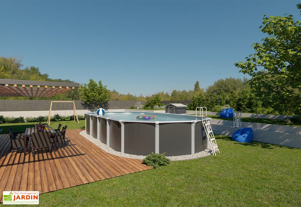 Piscine acier - Mon Aménagement Jardin