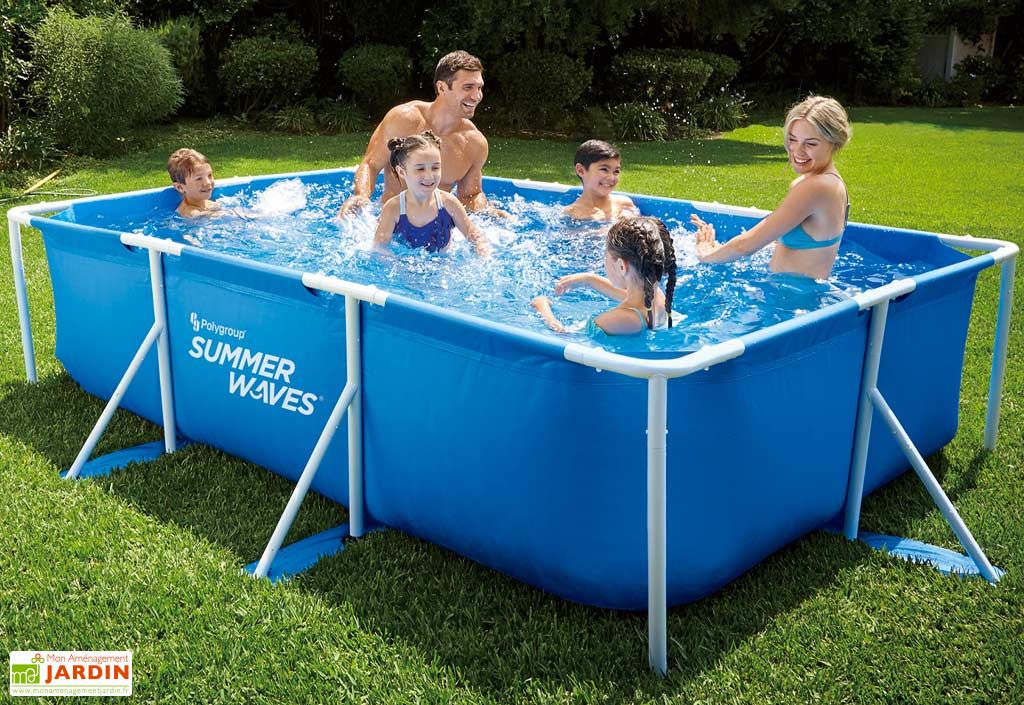 Piscine horssol tubulaire rectangulaire 300 x 200 x 75 cm Summer Waves — free download
