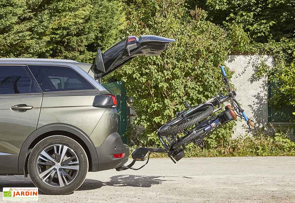 Porte-vélos Sur Attelage Pour 2 Vélos, Pliable Et Robuste, Compatible SUV - Noir