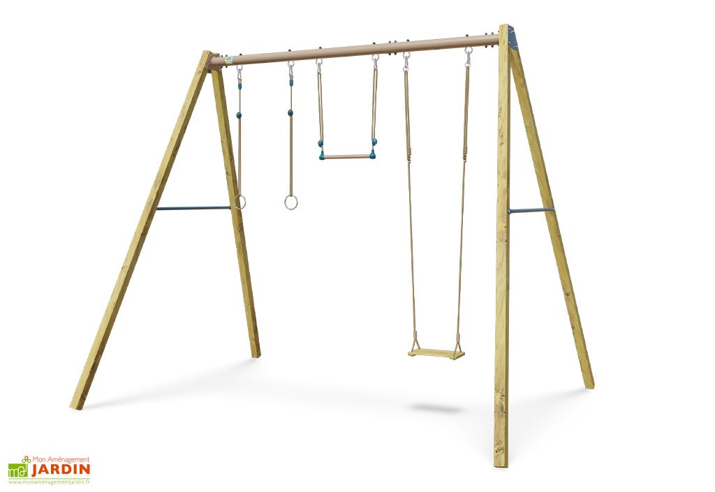 Siège bébé balançoire plastique h190-250cm vert kaki - vert foncé - TP Toys