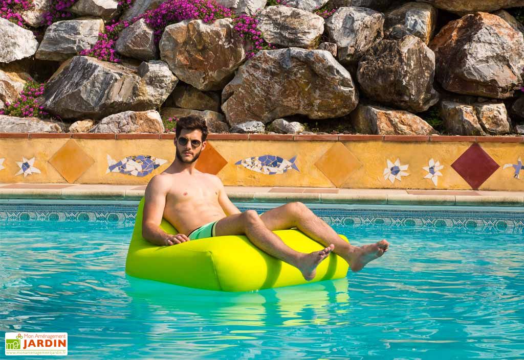 Le Géant Rayé - Pouf Piscine étanche