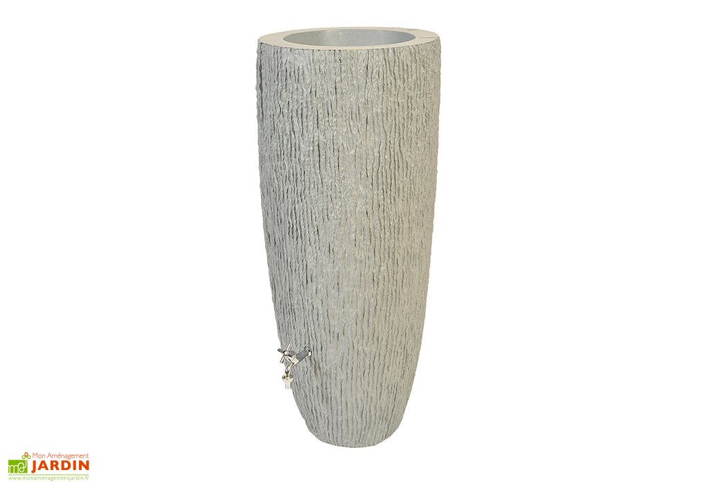 Récupérateur d’Eau Décoratif 120 L Pot de Fleurs - Samba 2 en 1 - Roto