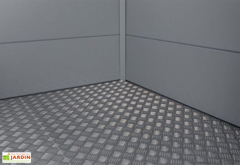 Revêtement de sol en aluminium pour abri de jardin Luminato 8,8 m² Telluria