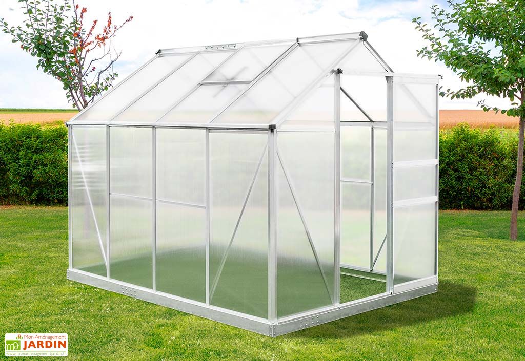 Serre polycarbonate 5m2 - Mon Aménagement Jardin