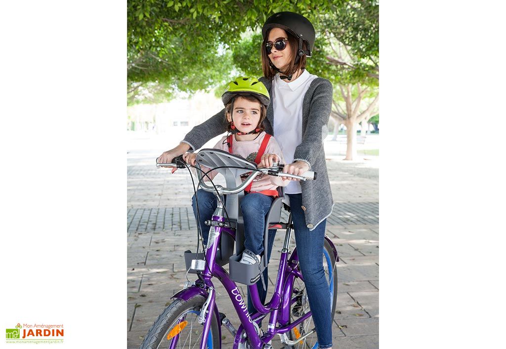Siège Enfant Avant Pour Vélo WeeRide - Gris/Rouge, Harnais 5 Points, Enfant 1-4 Ans | Sécurité Norme EU - 11